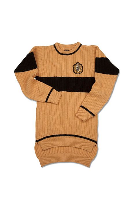 Image for Hufflepuff™ Quidditch™ Adult Sweater from UNIVERSAL ORLANDO Hufflepuff Sweater, Hufflepuff Clothes, Quidditch Uniform, Hufflepuff Quidditch, Hogwarts Hufflepuff, Warner Bros Studio Tour London, Harry Potter Hoodie, Hufflepuff Pride, Harry Potter Shop