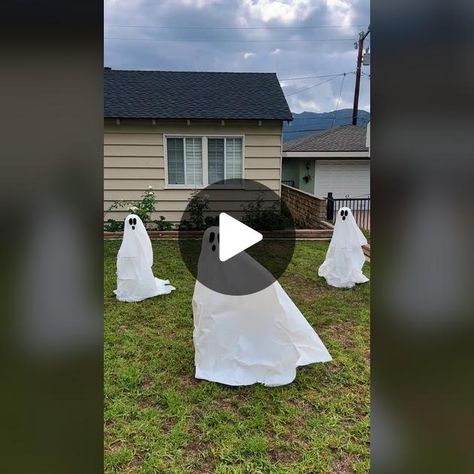 TikTok · poshspace_ Ghost Diy, Front Yard, Twitter Card, Pop Up, Twitter Image, Ghost, Yard, Halloween