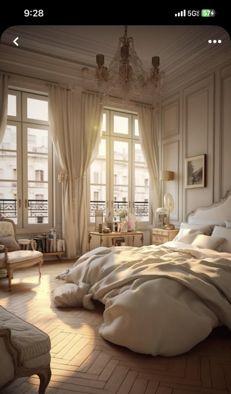 Parisian Interior Design, French Apartment, Parisian Interior, Decor Ideas Bedroom, Dream House Interior, House Room, Dream House Decor, My New Room, Dream Home Design