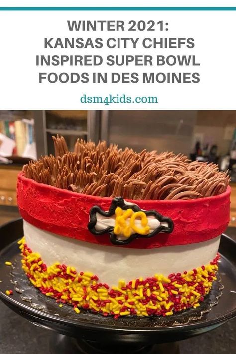 Winter 2021: Kansas City Chiefs Inspired Super Bowl Foods in Des Moines - dsm4kids Kansas City Chiefs Super Bowl Desserts, Kc Chiefs Themed Food, Kansas City Themed Food, Kansas City Chiefs Party Food, Kansas City Chiefs Snacks, Kansas City Chiefs Food Ideas, Kansas City Chiefs Food, Chiefs Food, Chiefs Party