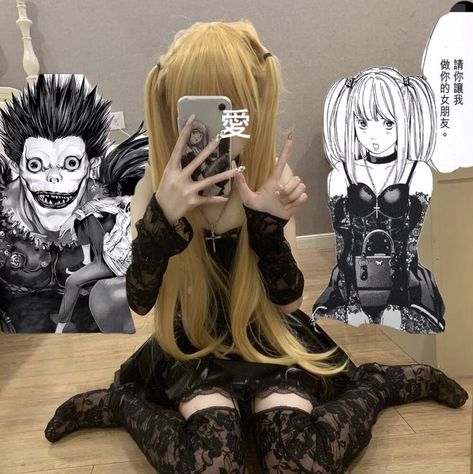 Misa Misa Cosplay, Misa Outfit, Cosplayer Aesthetic, Misa Amane Outfit, Misa Cosplay, Misa Amane Cosplay, Cosplay Idea, Misa Amane, Lgbtq Funny