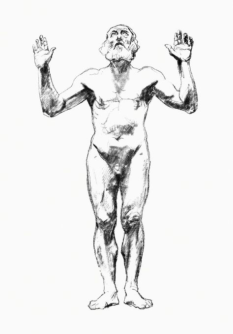 Old Man Body Reference, Old Man Anatomy, Old Man Drawing, Drawing Body Proportions, Study Drawing, Male Figure Drawing, Drawing Black And White, Man Drawing, Man Anatomy