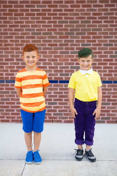 Phineas and Ferb Costume-7 Ferb Halloween Costume, Ferb Costume, Phineas And Ferb Costume, Milo Murphy, Disney Characters Halloween, Childrens Halloween Costumes, Jigsaw Projects, Disney Characters Costumes, Phineas Y Ferb