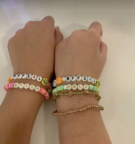 Bff Clay Bead Bracelets, Bracelets Clay, Clay Bead Bracelets, Bff Bracelets, Clay Bracelet, Clay Bead, Bead Bracelets, Clay Beads, Color Splash