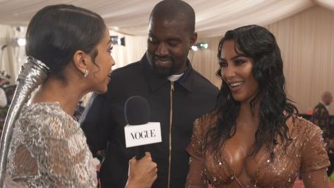 Kim Kardashian West and Kanye West on Kim’s Ocean-Soaked Met Look #beauty #style #fashion #hair #makeup #skincare #nails #health #fitness #exercise Wedding Jewelry Photography, Nails Health, Liza Koshy, Kim Kardashian West, Studying Law, Thierry Mugler, Skin Routine, Wet Look, Beauty Style