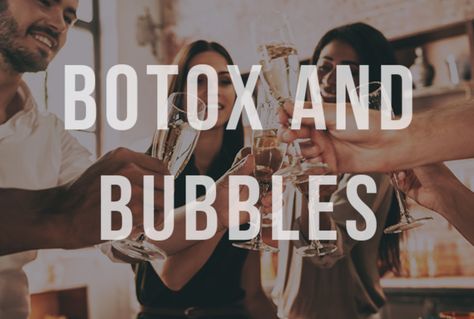 Ready for Botox and Bubbles at SkinMD Seattle?  Join us April 16th from 2-6PM for small bites, bubbles and beautiful prices and bonuses on Botox Cosmetic and Juvederm HA dermal fillers. Call 206.202.8619 to RSVP so we can save your spot.  #botoxandbubbles #springforbotox #SeattleBotox #SkinMDEvent #JuvedermSeattle #BotoxEvent #SkinMDSeattle #BDPoints #BotoxSpecial #tweakments #HelloGorgeous #wrinkletreatments #lookyouthful #wrinkles #aesthetics #porerefinement #SeattleBeauty #SpringRefresh Botox And Bubbles Party, Botox And Bubbly Party, Botox And Bubbly Party Invite, Botox Sprinkle, Botox Parties, Botox Aesthetic, Botox Ig Post, Botox Memes Funny, Botox Cosmetic