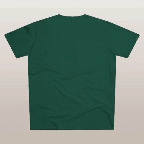 This solid green t-shirt by Luxe Threads is a wardrobe staple. It's likely made from soft, comfortable material and is available in a variety of sizes. #luxethreads #tshirt #solidgreen #clothing #worldwide Green Tee, Green Tshirt, Pop Of Color, Shirt Mockup, Ethical Fashion, Crew Neck Tee, Emerald Green, Wardrobe Staples, Sustainable Fashion