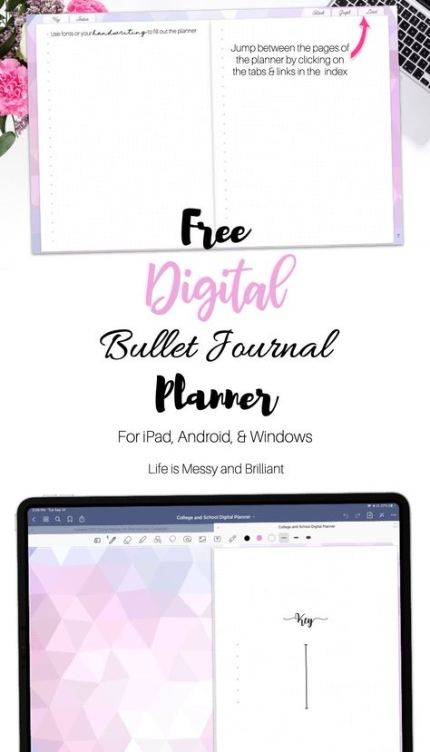 Online Bullet Journal, Goodnotes Android, Bullet Journal App, Free Digital Planner, Goodnotes Digital Planner, Digital Planner Template, Journal App, Digital Bullet Journal, Planning Routine