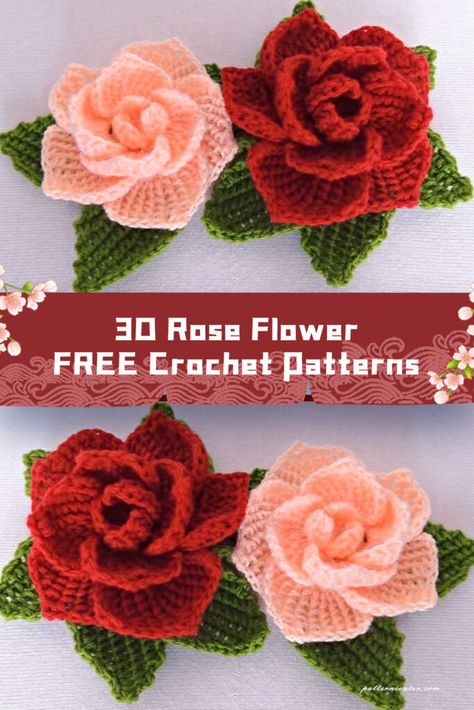 Free Crochet Rose Pattern, Crochet Rose Pattern, Crochet Baby Blanket Free Pattern, Elegant Crochet, Crochet Flowers Free Pattern, Making A Bouquet, Crochet Animals Free Patterns, Flower Blanket, Flower Bookmark