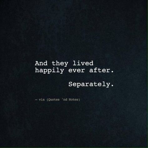 Happily ever after. Separately ✌️✌️ Make You Happy Quotes, Divorce Quotes, What Makes You Happy, Fedora Hat, Happily Ever After, Happy Quotes, Writing Prompts, Ever After, Interesting Art