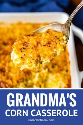 Can Corn Casserole, Corn Casserole For A Large Crowd, Cornbread Casserole From Scratch, Corn Casserole With Green Chilis, Canned Cream Corn Recipes, Cream Corn Casserole Recipe, Corn Casserole From Scratch, Corn Casserole Without Jiffy, Corn Casserole Recipes