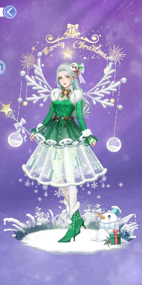 Fantasy Christmas, Christmas Fairy, Anime Princess, Up Game, Art Clothes, Holiday Fashion, Holiday Dresses, Comfortable Fashion, Holiday Outfits