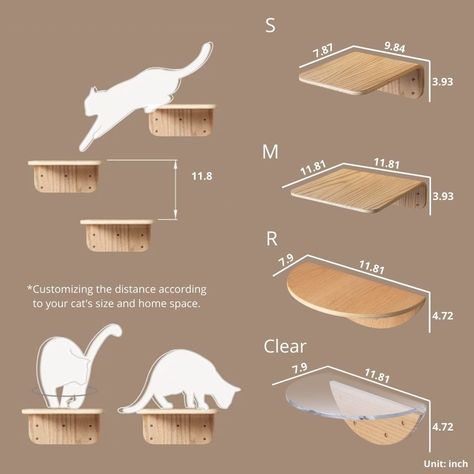 Cat Stepper Cat Wall Furniture Diy, Corner Cat Tree, Catify Your Home, Cat Room Decor, Cat Climbing Wall, Cat Furniture Design, Katt Grejer, Cat Gym, Cat Shelf