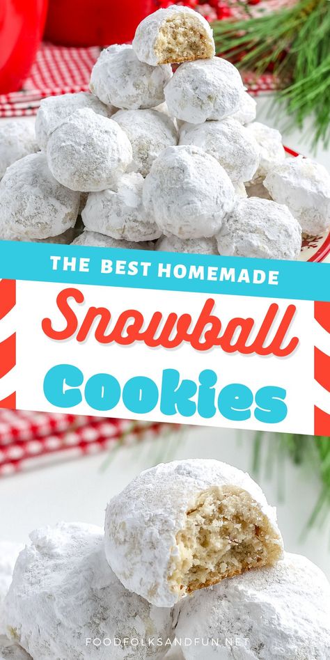 Snowball Cookie, Powdered Sugar Cookies, Pecan Snowballs, Pecan Snowball Cookies, Snowball Cookie Recipe, Xmas Baking, Easy Christmas Cookie Recipes, White Cookie, Snowball Cookies