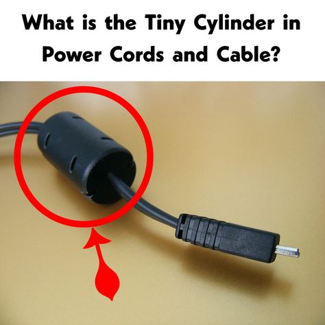 Ferrite Bead: Tiny Cylinder in Power Cords & Cable Ethernet Wiring Home, Electric Circuit Projects Ideas, Electrical Wiring Outlets, Electrical Hacks, Diy Danie, Diy Tech Gadgets, Wiring Outlets, Diy Electronics Projects, Electrical Engineering Technology