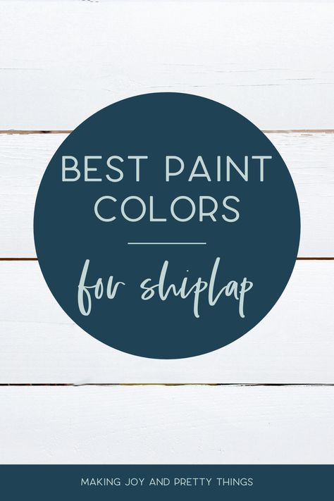 So you installed your shiplap wall or shiplap ceiling but what color do you paint it? My favorite paint color for shiplap walls is Alabaster by Sherwin-Williams. It’s the color we painted our DIY shiplap wall in our daughter’s nursery and we loved it. Read the post to see my 2 other favorite paint colors for shiplap whether you are farmhouse style or more modern. Plus, I’m sharing 9 additional colors you may not have thought of! #shiplap #paint #diyshiplap Shiplap Colors, Shiplap Room, Daughters Nursery, Diy Shiplap Wall, Shiplap Bedroom, Shiplap Paneling, Shiplap Kitchen, Painting Shiplap, Shiplap Boards