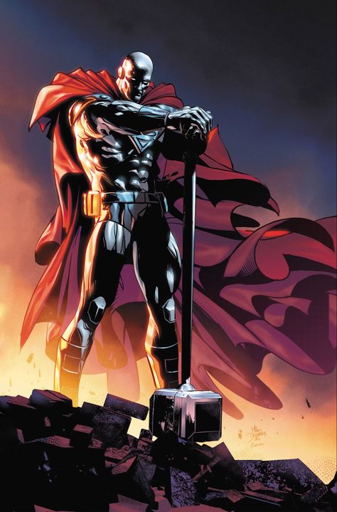 #DC #DCComics #superman #supermanfamily #steel Steel Dc Comics, Steel Dc, Mike Deodato, Superman Family, Superman Man Of Steel, Superman Art, Univers Dc, Dc Comics Artwork, Dc Comics Characters