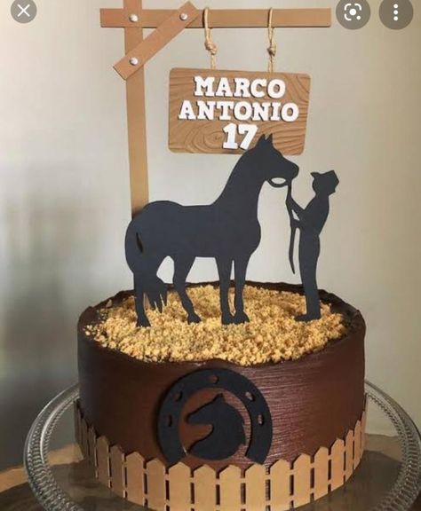 Bolo Country, Cowboy Cakes, Texas Theme, Cowboy Birthday Party, Horse Cake, Cowboy Birthday, 80th Birthday Party, Cowboy Party, 80th Birthday