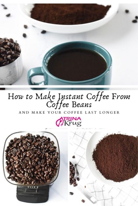 Ground Coffee Recipes, Instant Coffee Recipes, Smoothie Popsicles, Deserts Easy, Kitchen Staples, Coffee Ingredients, Fresh Coffee Beans, Coffee Substitute, Coffee Mix