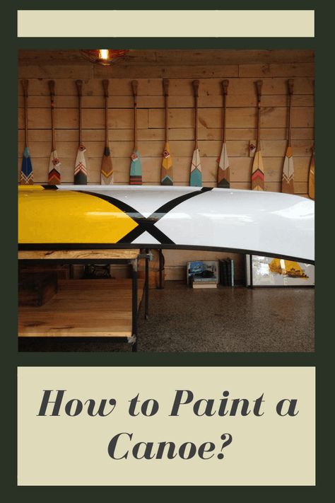 If you have an older canoe that has seen better days, it may be time to give it a facelift. The good news is that even some older canoes can still float and paddle just fine, but you may need to know how to paint a canoe to make it look a bit better. Canoe Paint Designs, Uses For Old Canoes, Canoe Modifications Diy, Canoe Painting Ideas, Repurposed Canoe, Canoe Restoration, Canoe Artwork, Canoe Modifications, Canoe Cooler