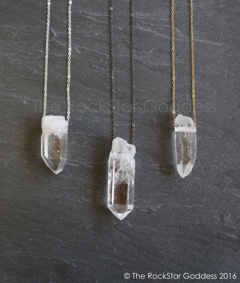 Meaningful Necklaces, Raw Quartz Necklace, Grandmother Jewelry, Meaningful Necklace, Dream Catcher Necklace, Dainty Diamond Necklace, Raw Quartz Crystal, Raw Crystal Jewelry, Aqua Aura