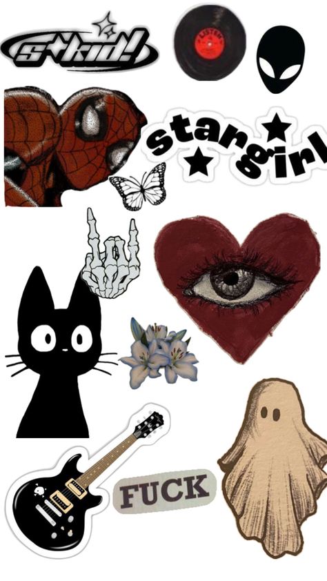 Spiderman Stickers, Cute Couple Gifts, Desktop Wallpaper Art, Art Journal Therapy, Cute Doodles Drawings, Phone Stickers, Art Phone Cases, Mini Drawings, Diy Phone Case