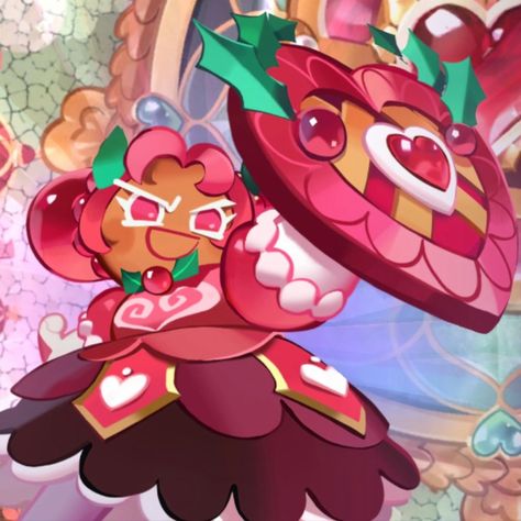 Holly Berry Cookie, Hollyberry Cookie, Berry Cookies, Cookie Icon, Cocoa Cookies, Holly Berry, Cookie Run, Favorite Cookies, Cute Characters