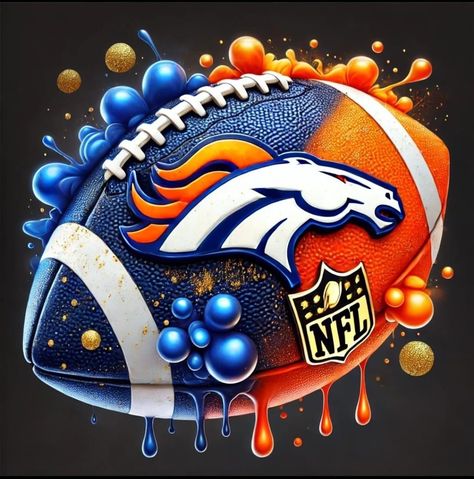 Denver Broncos Wallpaper, Broncos Wallpaper, Buffalo Bills Stuff, Football Pics, Denver Broncos Logo, Nfl Football Art, Broncos Logo, Art Football, Go Broncos