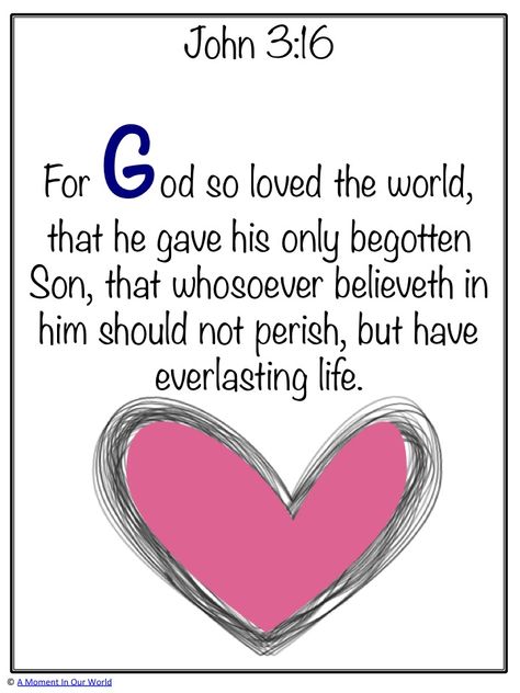 Monday Memory Verse John 3:16 John 3 16 Wallpaper, Verses For Kids, Scripture Images, Bible Verses For Kids, Happy Sabbath, Bible Verse Coloring, Sacred Scripture, Prayers For Children, Bible Study Verses