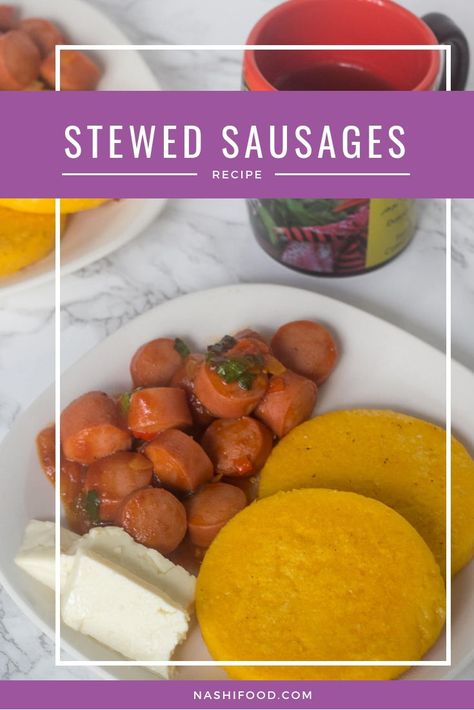 Stewed sausage is part of a great Panamanian breakfast, full of flavor. I invite you to try out! #nashifood #sausage #stew #sauce #breakfast Panamanian Breakfast, Weekend Brunch Recipes, Sausage Stew, Weekday Breakfast, English Food, Breakfast Options, Savory Breakfast, Vegetarian Options, Baked Eggs