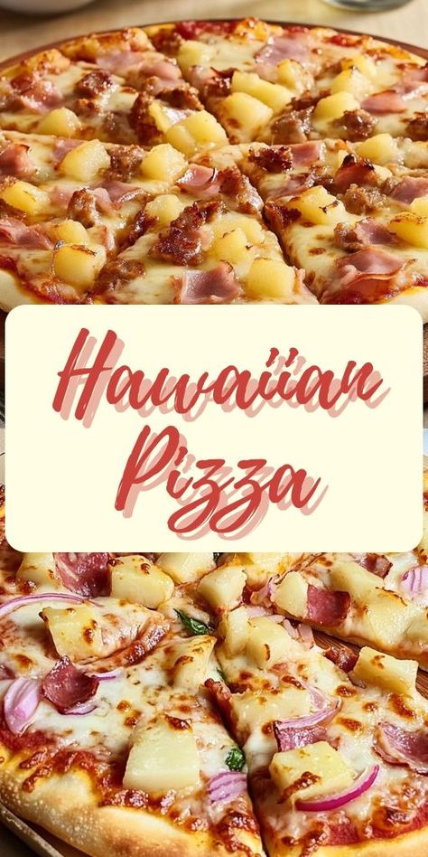 Bring a taste of the tropics to your kitchen with this Easy Hawaiian Pizza Recipe! Featuring a delightful combination of sweet pineapple, savory ham, and melted cheese, it’s the perfect balance of flavors for pizza night. 🍕🌺 Whether you're hosting a gathering or enjoying a cozy evening, this pizza will be a hit! Try it out today and share the aloha spirit! #HawaiianPizza #PizzaNight #EasyRecipes #FamilyDinner #FoodLovers Pineapple Ham Pizza, Ham And Pineapple Pizza Recipe, Pineapple Pepperoni Pizza, Lavash Flatbread Pizza, Ham Pizza Recipes, Hawaiian Pizza Recipe, Pineapple Pizza Recipes, Ham And Pineapple Pizza, Caramelized Pineapple