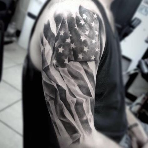 Usa Flag Tattoo, American Flag Sleeve Tattoo, Harry Shum Jr, Patriotic Tattoos, Xavier Rudd, Girls With Sleeve Tattoos, Cross Tattoo For Men, Flag Tattoo, American Tattoos