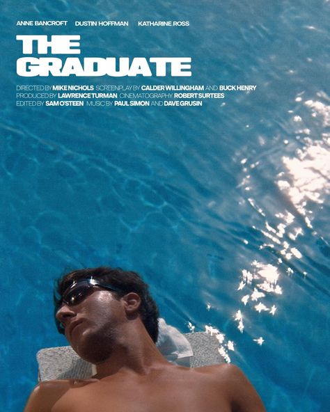 The Graduate Poster, Graduate Poster, The Graduate 1967, Poster Challenge, Katharine Ross, Mike Nichols, Film Critic, Anne Bancroft, Dustin Hoffman