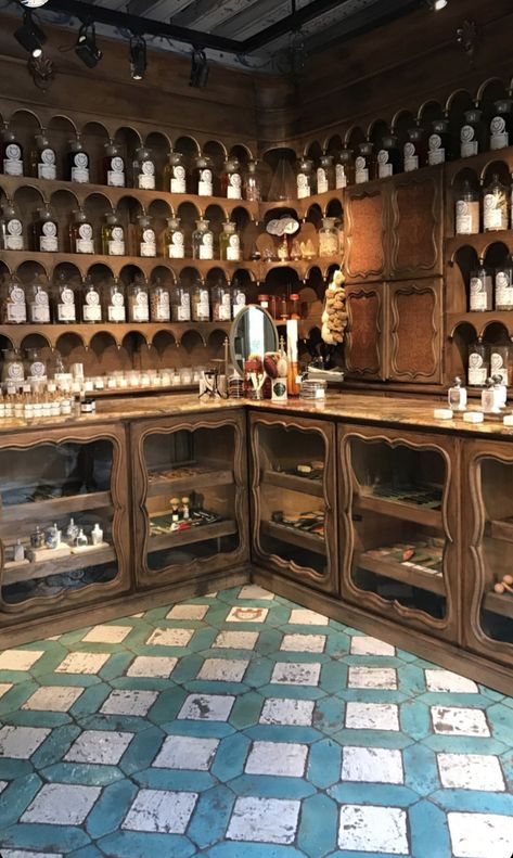 Old World Apothecary, Vintage Apothecary Cabinet, Apothecary Interior Design, 1800s Apothecary, Antique Shop Aesthetic, Medieval Apothecary, Apothecary Store, Herbalist Shop, Old Apothecary