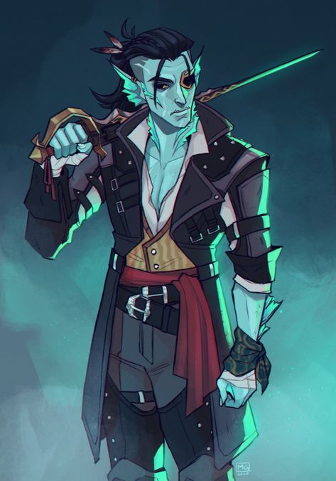 Character Art Design, Pathfinder Character, Dnd Races, Pirate Art, Fell Asleep, Male Character, Dungeons And Dragons Characters, Dnd Art, Fantasy Concept Art