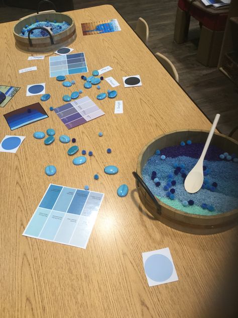 Layers Of The Ocean Preschool, Reggio Ocean Activities, Reggio Emilia Ocean Activities, Ocean Reggio Emilia, Provocations Reggio, Ocean Activities Preschool, Layers Of The Ocean, Reggio Emilia Classroom, Reggio Emilia Approach