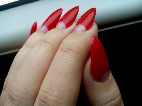 50s Nails 1950s, Retro Red Nails, 50s Nails Vintage, Red Vintage Nails, Vintage Hollywood Nails, 1950 Nails, 50s Nails Design, Vintage Red Nails, Red Nails Vintage