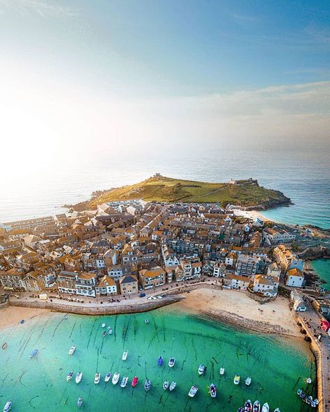 St Ives, Cornwall, England Places In Cornwall, Cornwall Coast, Cornwall Beaches, St Ives Cornwall, Cornwall England, The Maldives, St Ives, Maldives, Small Towns