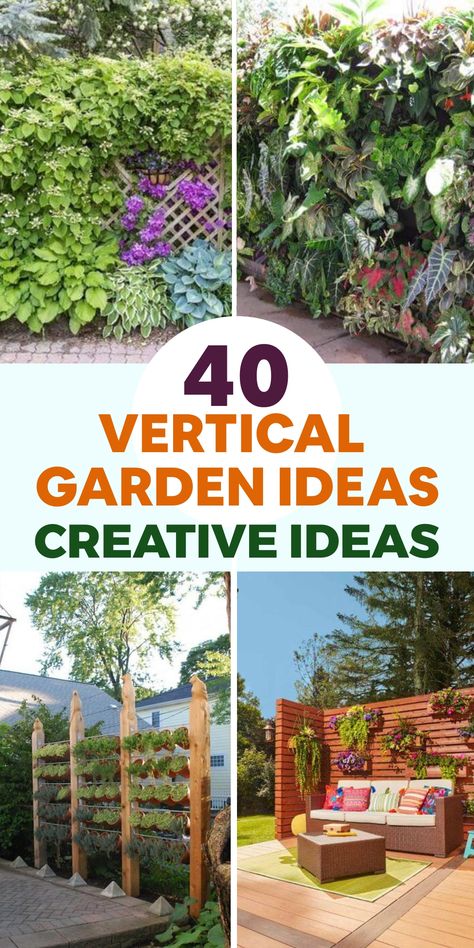 Transform your living space with the beauty of nature by incorporating vertical garden ideas. By installing modular panels or frames filled with lush greenery, you can create a stunning living wall that brightens up any room. Utilize hanging macrame planters and vertical plant racks to maximize your vertical space and introduce cascading effects with trailing plants such as ivy or pothos. Plant Racks, Backyard Privacy Screen, Clematis Trellis, Vertical Garden Wall Planter, Vertical Garden Ideas, Wall Hanging Decorations, Lush Plants, Indoor Plant Wall, Garden Tags