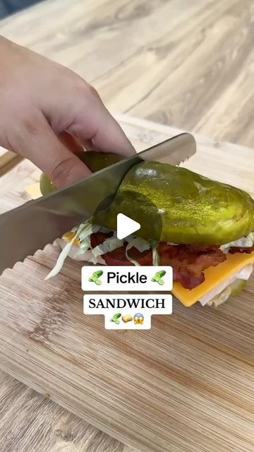 Pickle Sandwich Recipes, Recipes With Pickles, Bologna Salad, Pickle Sandwich, Pickle Recipes, Jimmy Johns, Pickling Recipes, Sandwich Recipes, Bologna