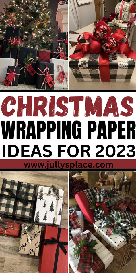 Christmas Wrapping Paper Wrapping Xmas Gifts, 2023 Wrapping Paper, 2023 Gift Wrapping Ideas, Extreme Gift Wrapping, Best Wrapping Paper, Beautiful Wrapped Presents, Diy Christmas Gift Wrapping Ideas Simple, Christmas Gift Wrapping Ideas 2023, Christmas Ribbon Wrapping Ideas