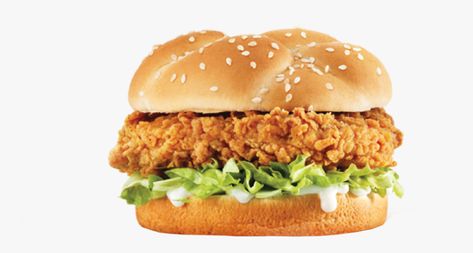 Kfc Zinger Burger, Burger Png, Kfc Zinger, Zinger Burger, Chicken Bucket, Kfc Chicken, Pizza Burgers, Food Patterns, Burger And Fries