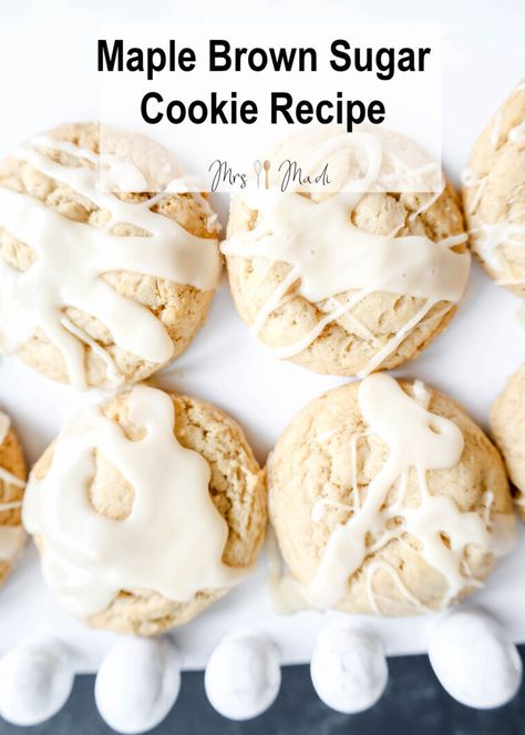 Pin this recipe for later and make the most delicious Maple Brown Sugar Cookies at home! Click this Pin to see the full recipe. These soft and chewy maple brown sugar cookies are soft and chewy maple cookies with a delicious maple icing on top. Maple Brown Sugar Cookies, Brown Sugar Cookies Recipe, Maple Syrup Cookies, Brown Sugar Cookie Recipe, Maple Icing, Maple Cookies, Maple Frosting, Brown Sugar Cookies, Maple Brown