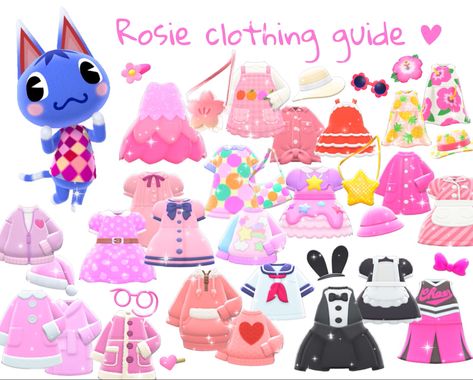 Rosie Gift Guide Acnh, Acnh Cats, Acnh Rosie, Rosie Acnh, Villagers Acnh, Rosie Animal Crossing, Acnh Tips, Animal Crossing Funny, Animal Crossing Memes