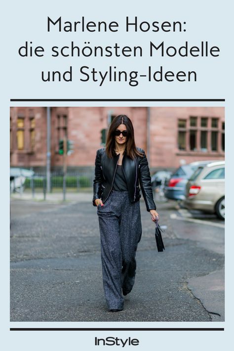 Zeitloser Klassiker: Wir zeigen dir, wie du die Marlene Hose modern und edgy stylen kannst und verraten, welches Modell wirklich schlank macht! #high-waist #pants #hose #outfits #klassisch #elegant #styling Marlene Hose, Elegant Styling, Cooler Look, Waist Pants, Minimalist Outfit, Jean Outfits, Capsule Wardrobe, High Waist, Sneakers