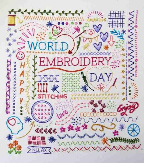 Embroidery Book Pattern Free Printable, Embroidery Stitch Book Free Pattern, Embroidery Stitch Sampler Free Pattern, Free Embroidery Sampler Pattern, Free Hand Embroidery Designs Patterns, Embroidery Journal Icons Free, Doodle Stitching Embroidery, Embroidery Journal Icons, Embroidery Sampler Pattern Free