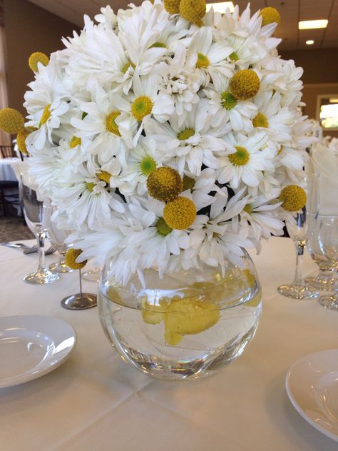 Daisy themed party ideas. Daisy centerpieces. Daisy Themed Party, Daisy Centerpieces, Themed Party Ideas, Driving Miss Daisy, Birthday Board, Bee Theme, Themed Party, Sweet 16, Mother Daughter