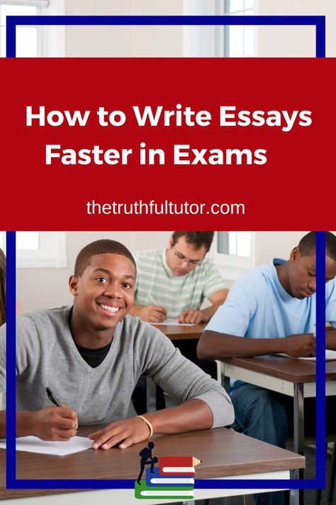 If you’re in school, you probably have to take exams from time to time. They can be scary, especially if they require essay answers instead of multiple-choice or true/false questions. The problem is that essays take a lot more time to answer than other kinds of tests. To make matters worse, the clock is often a factor on exam days; if you run out of time and can’t finish an essay question, you get a failing grade. https://thetruthfultutor.com/how-to-write-essays-faster-on-exams/ Writing A Persuasive Essay, Types Of Essay, Exam Day, Body Paragraphs, Topic Sentences, Improve English, Essay Questions, Persuasive Essays, Thesis Statement