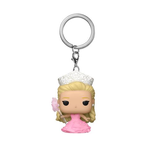 Glinda Wicked, Funko Pop Keychain, Wicked Glinda, Vinyl Keychain, Pop Keychain, Glinda The Good, Funko Pop Dolls, Glinda The Good Witch, Disney Pop