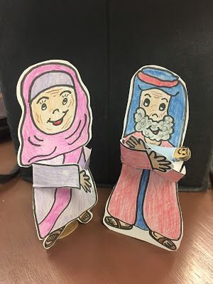 Simeon And Anna, Baby Jesus Craft, Anna Craft, Jesus In The Temple, Jesus Crafts, Christian Activities, Mary And Joseph, Bible Story Crafts, Bible Teacher